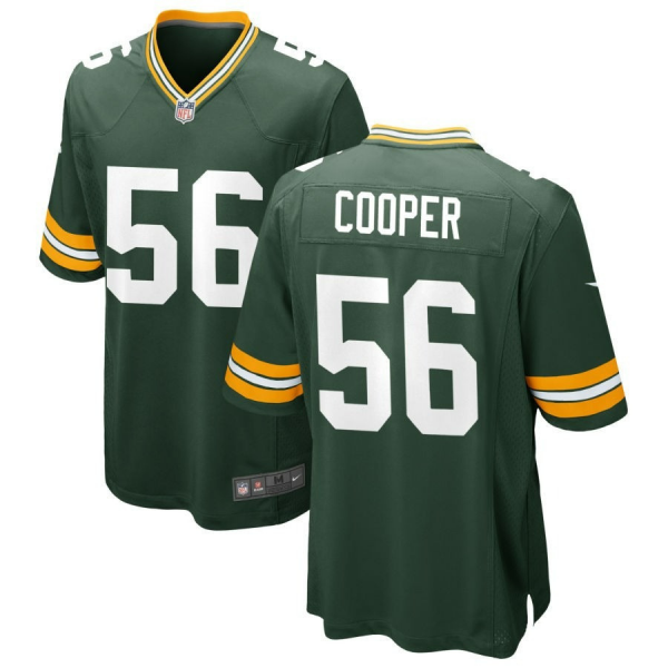 Edgerrin Cooper Green Bay Packers Jersey - Green football jersey product view 1