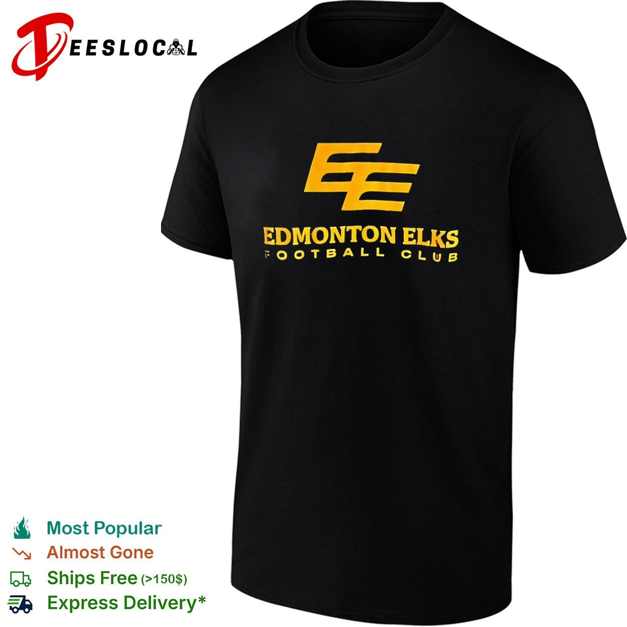 Edmonton Elks Football Club - Adult & Kids T-Shirts, Sweatshirts & Hoodies apparel design preview 1