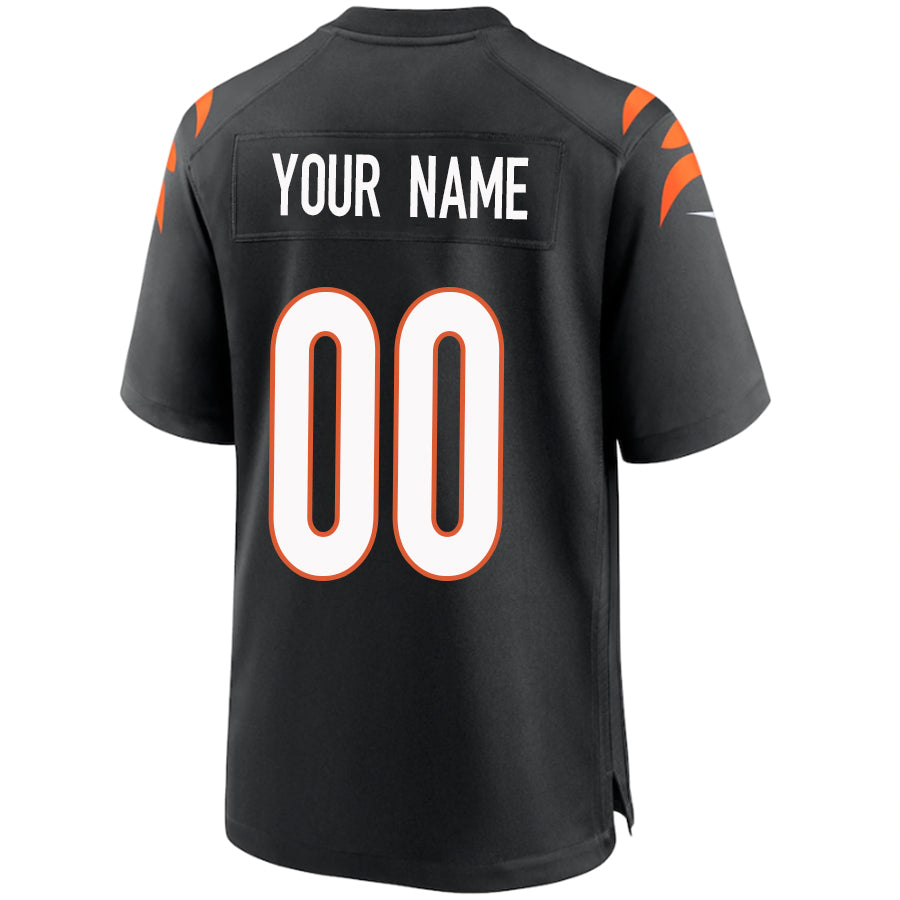 Custom C.Bengals Black Stitched Vapor Elite Football Jerseys football jersey product view 1