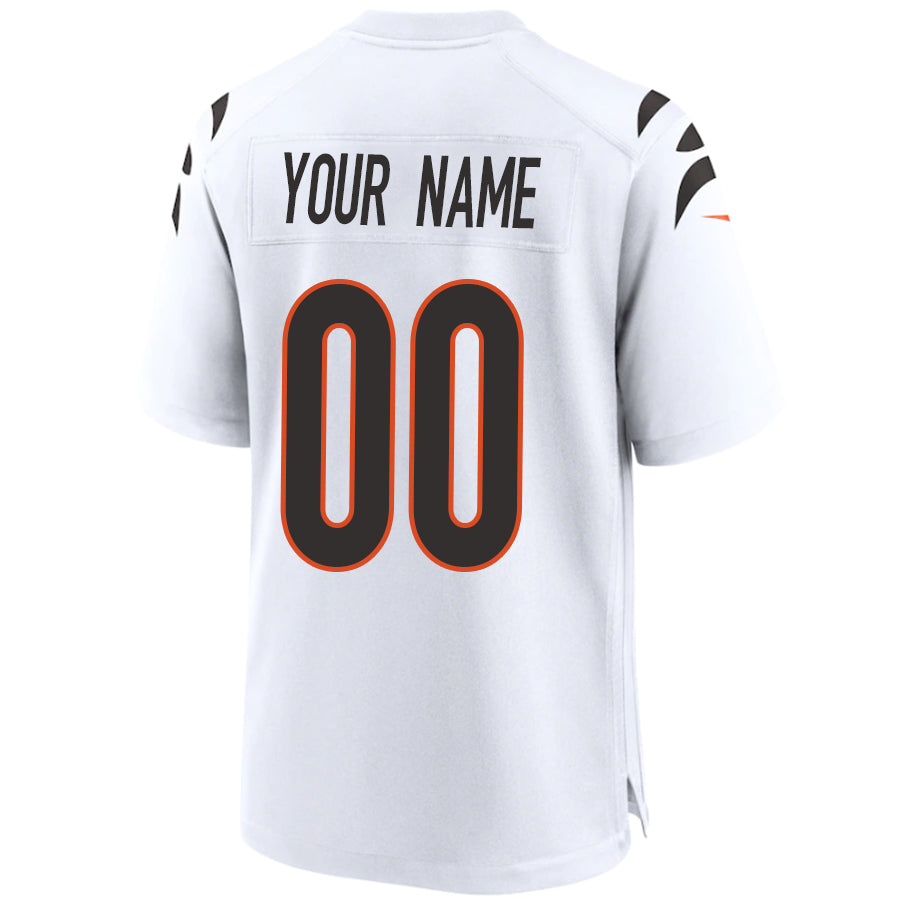 Custom C.Bengals Chase White Stitched Vapor Elite Football Jerseys football jersey product view 1