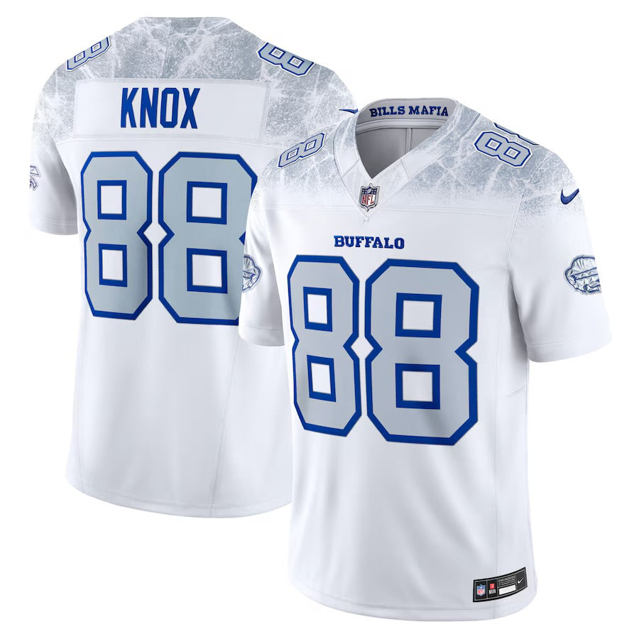 Dawson Knox Buffalo Bills 2025 Rivalries Collection Jersey - White football jersey product view 1