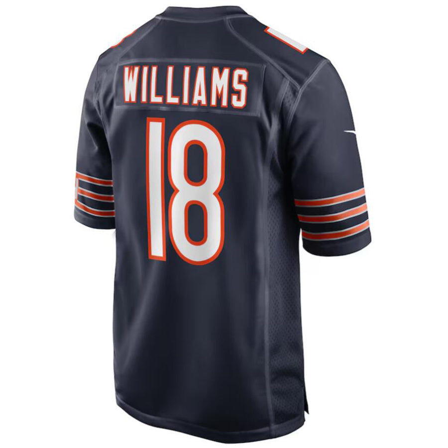 C.Bears #18 Caleb Williams Player Navy Game Football Jerseys football jersey product view 1