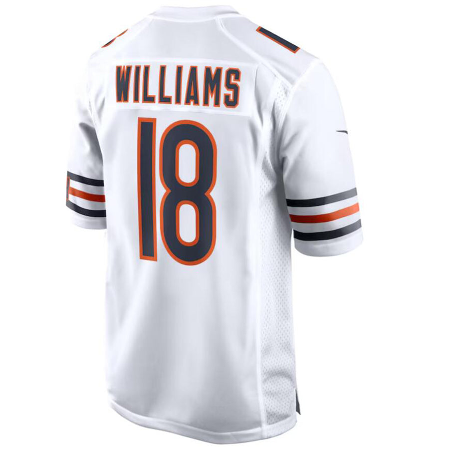 C.Bears #18 Caleb Williams White Player Game Football Jerseys football jersey product view 1
