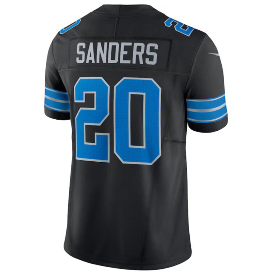 D.Lions #20 Barry Sanders Black Vapor F.U.S.E. Limited Stitched Football Jerseys football jersey product view 1