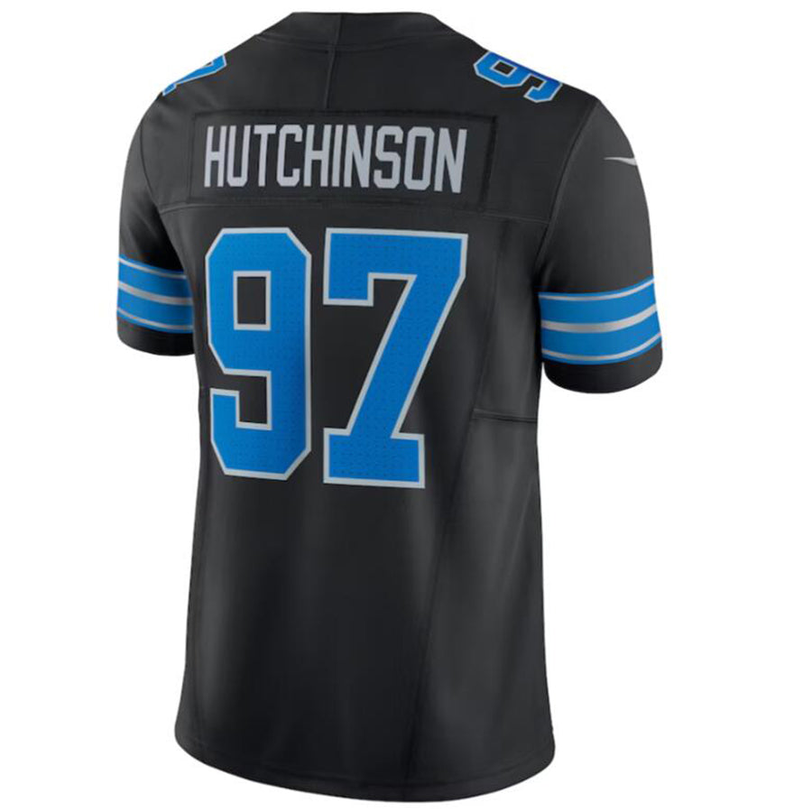 D.Lions #97 Aidan Hutchinson Player Black Vapor F.U.S.E. Limited Stitched Football Jerseys football jersey product view 1