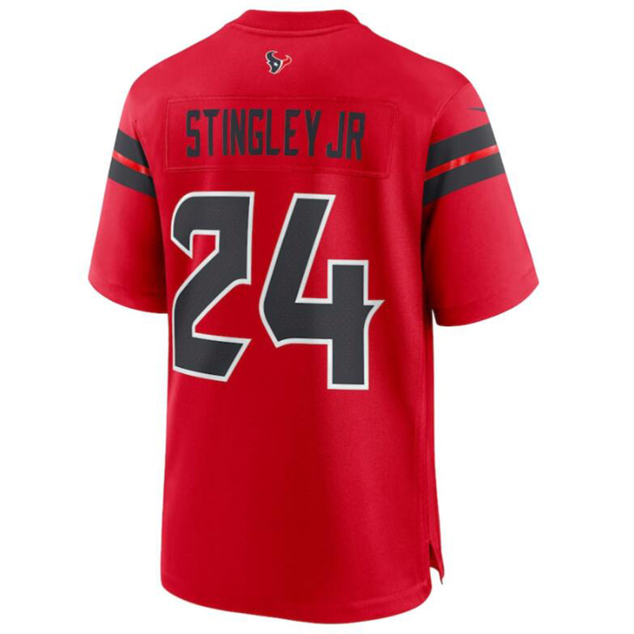 H.Texans #24 Derek Stingley Jr. Player Red Alternate Game Jersey Stitched Jerseys football jersey product view 1