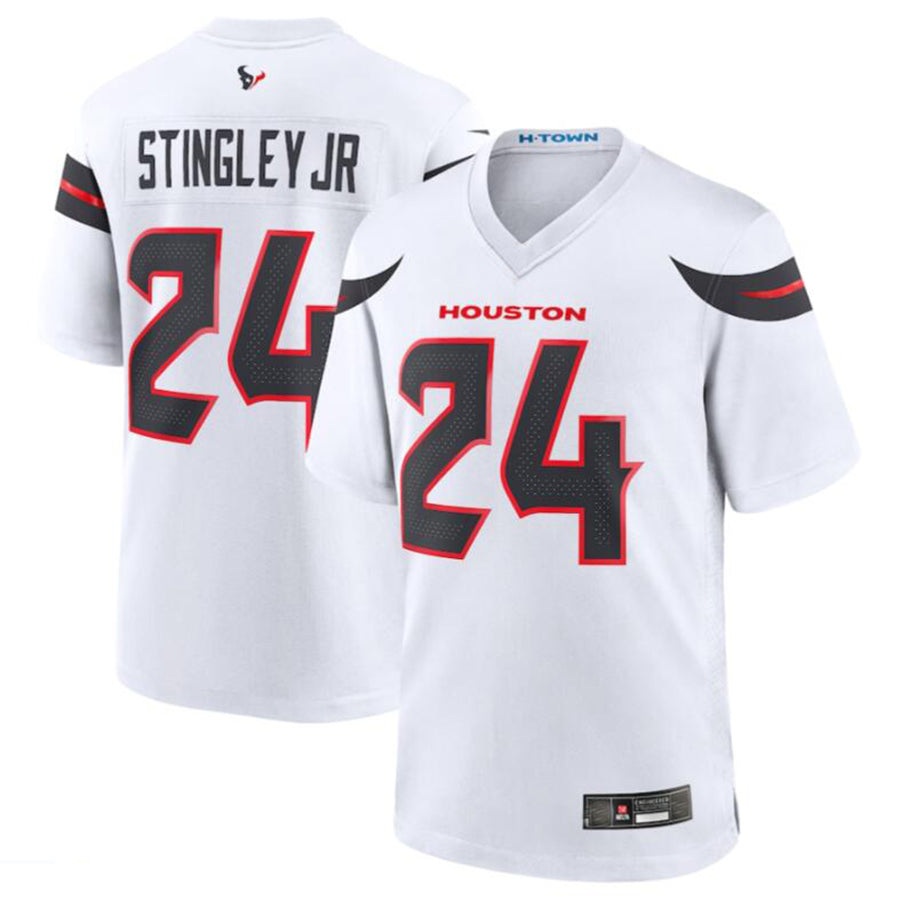 H.Texans #24 Derek Stingley Jr. Player White Game Jersey Stitched Jerseys football jersey product view 2