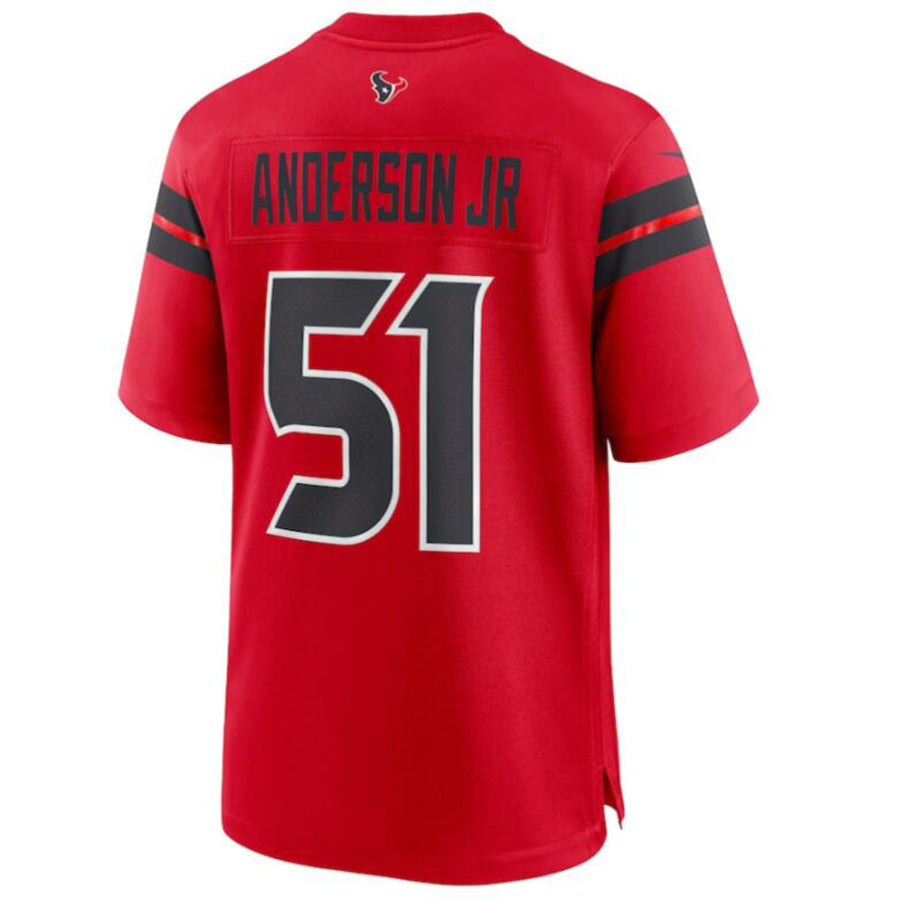 H.Texans #51 Will Anderson Jr. Player Red Game Jersey Stitched American Jerseys football jersey product view 1