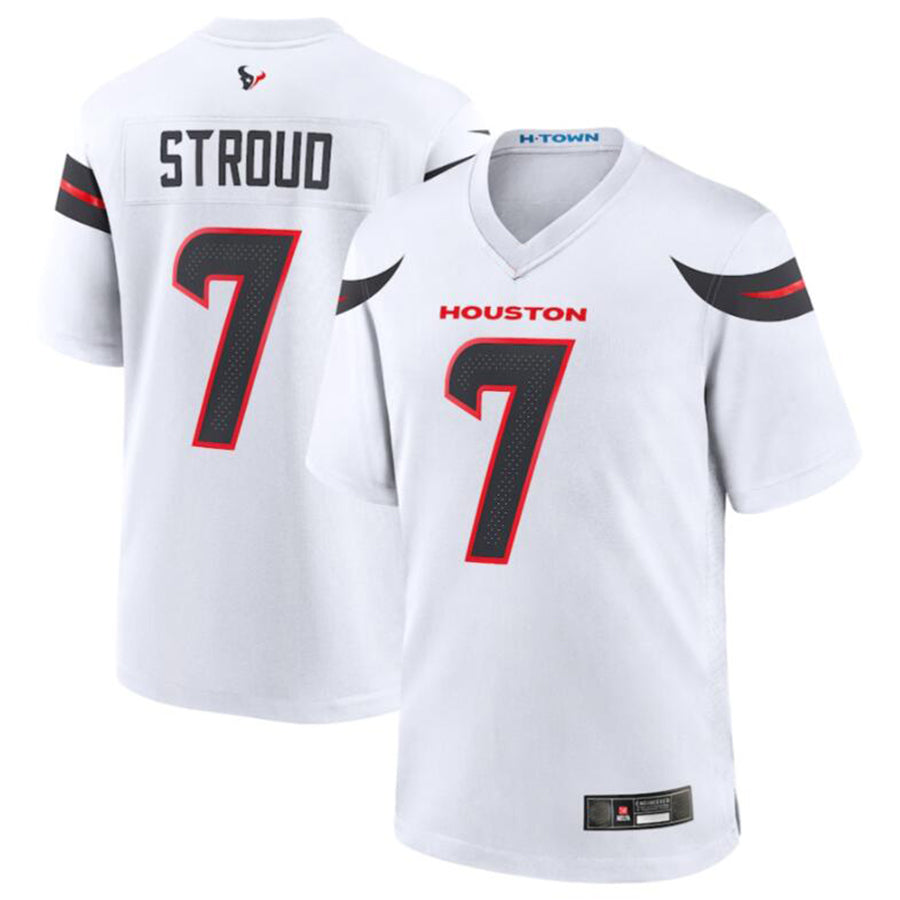 H.Texans #7 C.J. Stroud Player White Game Jersey Stitched American Football Jerseys football jersey product view 2