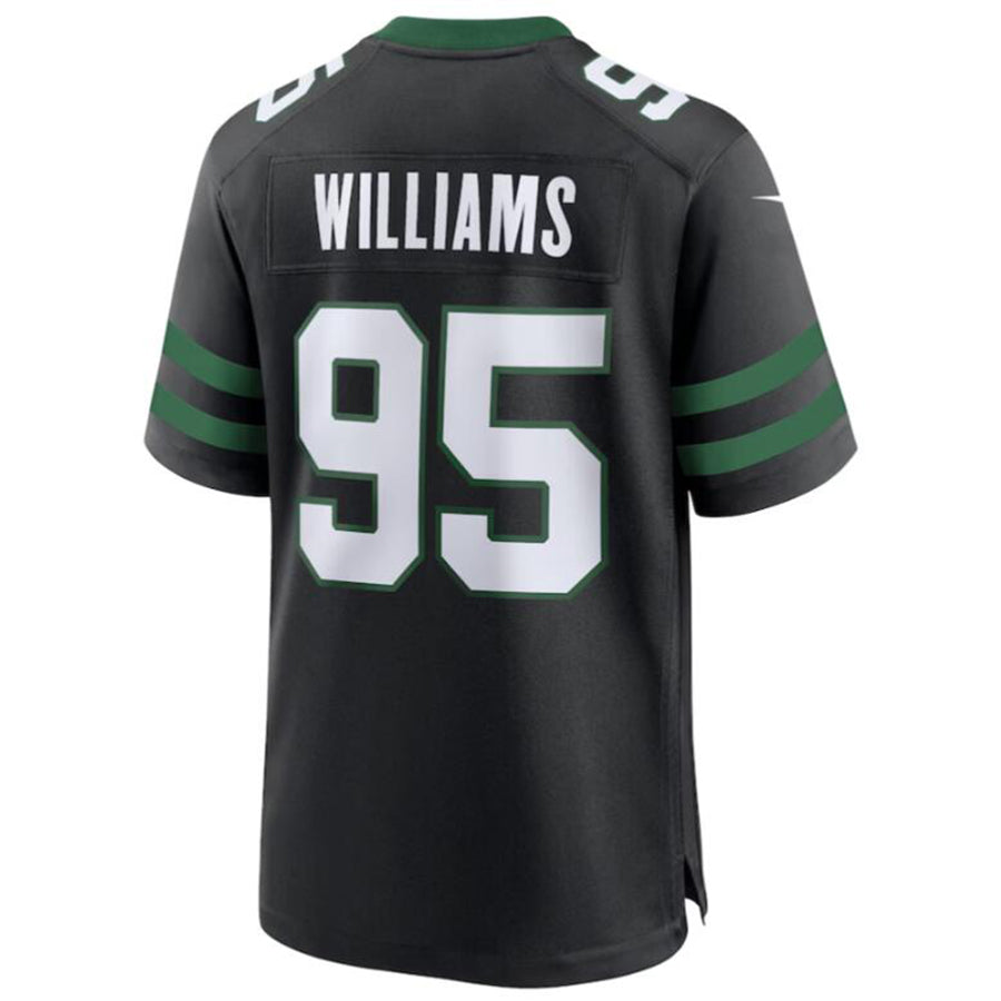 #95 Quinnen Williams Player NY.Jets Legacy Black Game Stitched Football Jerseys football jersey product view 1