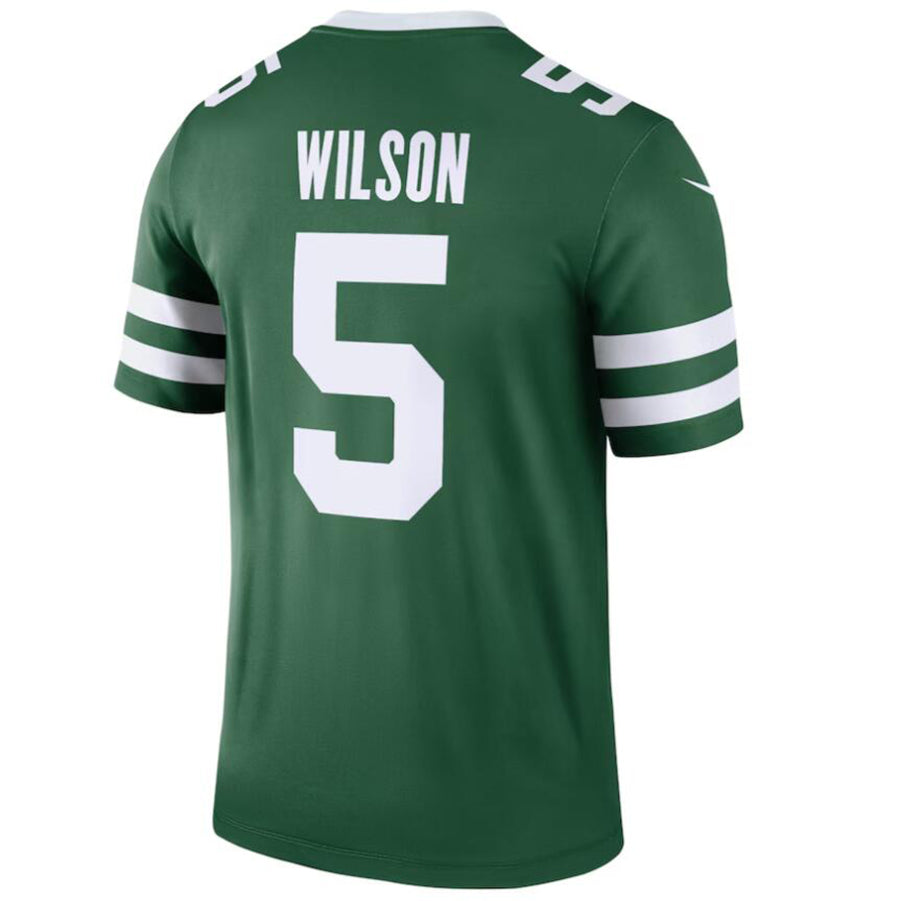 #5 Garrett Wilson Player NY.Jets Green Vapor F.U.S.E. Limited Football Jerseys football jersey product view 1