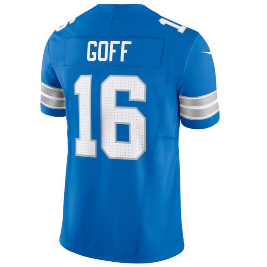 D.Lions #16 Jared Goff Player Blue Vapor F.U.S.E. Limited Stitched American Football Jerseys football jersey product view 1