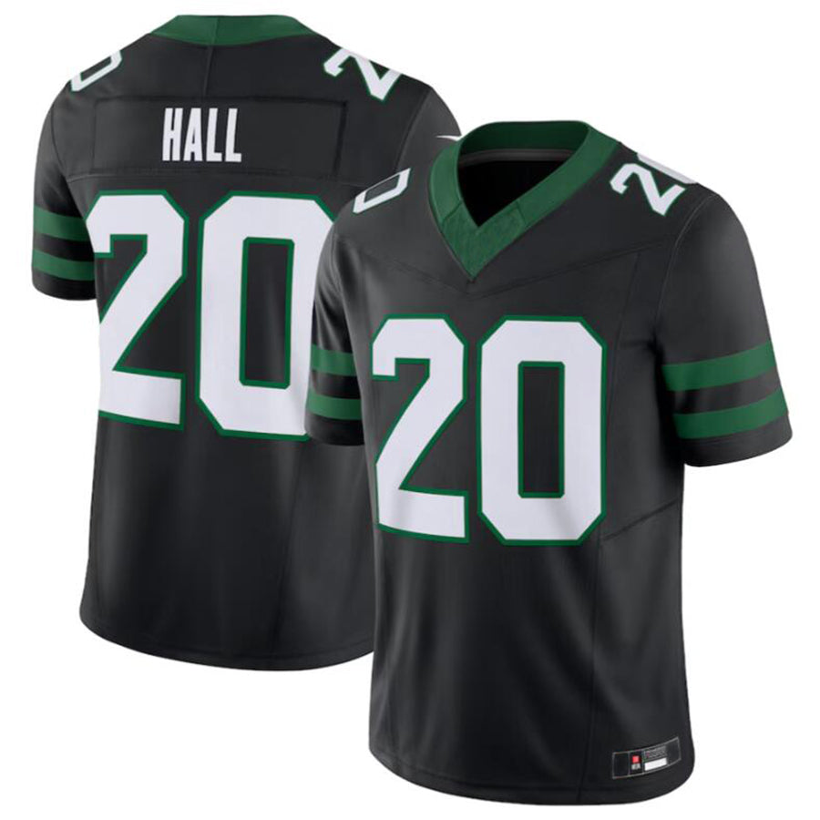 NY.Jets #20 Breece Hall Player Black Vapor F.U.S.E. Limited Football Jerseys football jersey product view 2