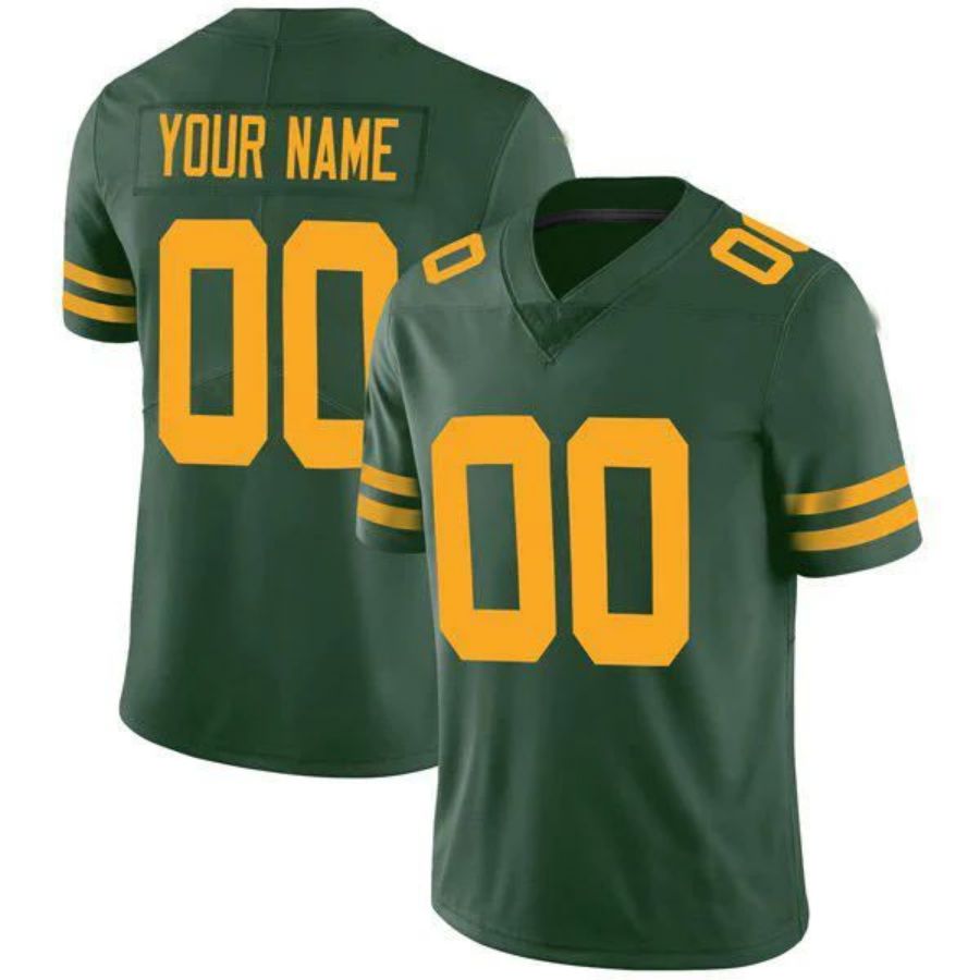 Custom GB.Packers Green Stitched Vapor Limited Jersey -Stitched American Football Jerseys football jersey product view 2