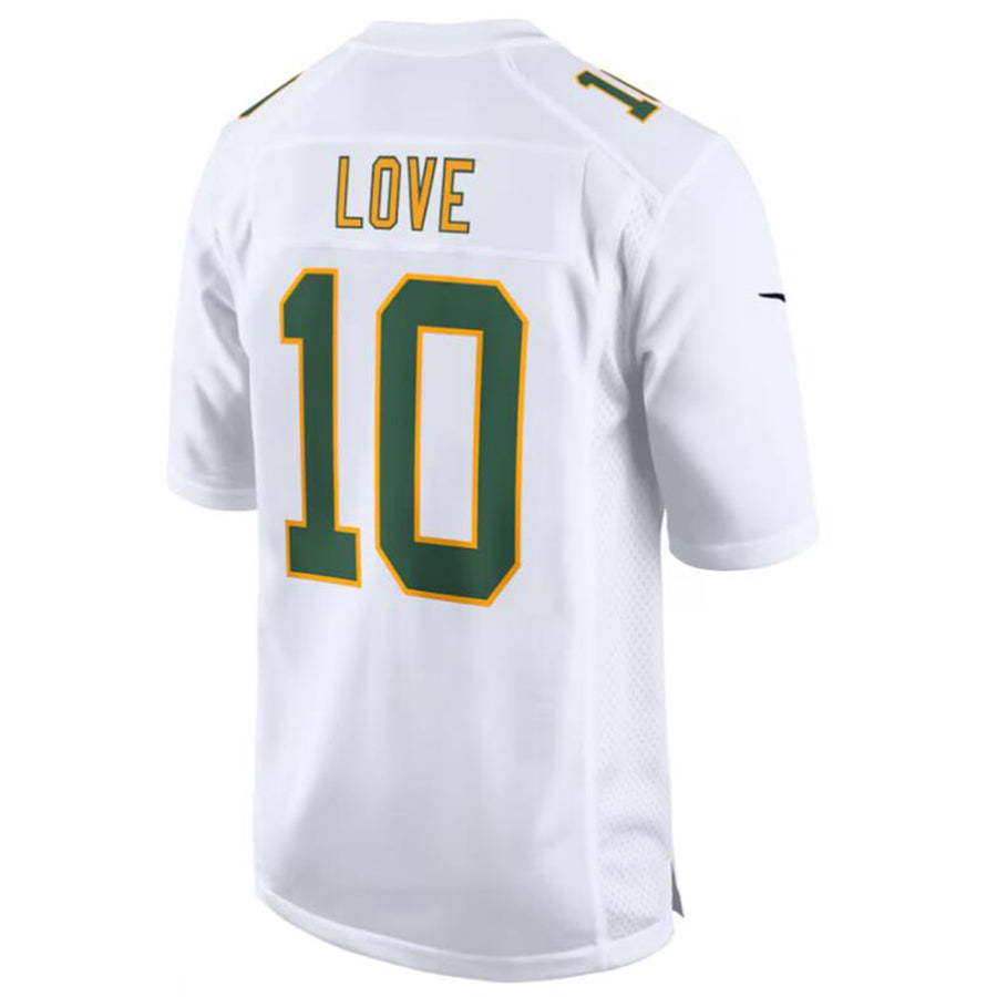 GB.Packers #10 Jordan Love White Fashion Game Jersey American Stitched Football Jerseys football jersey product view 1