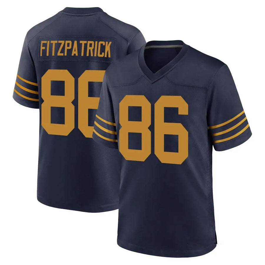 GB.Packers #86 John FitzPatrick Player Navy The 1923 Classic Game Football Jerseys football jersey product view 1