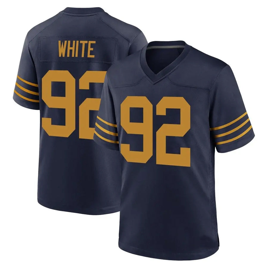 GB.Packers #92 Reggie White Player Navy The 1923 Classic Game Football Jerseys football jersey product view 1