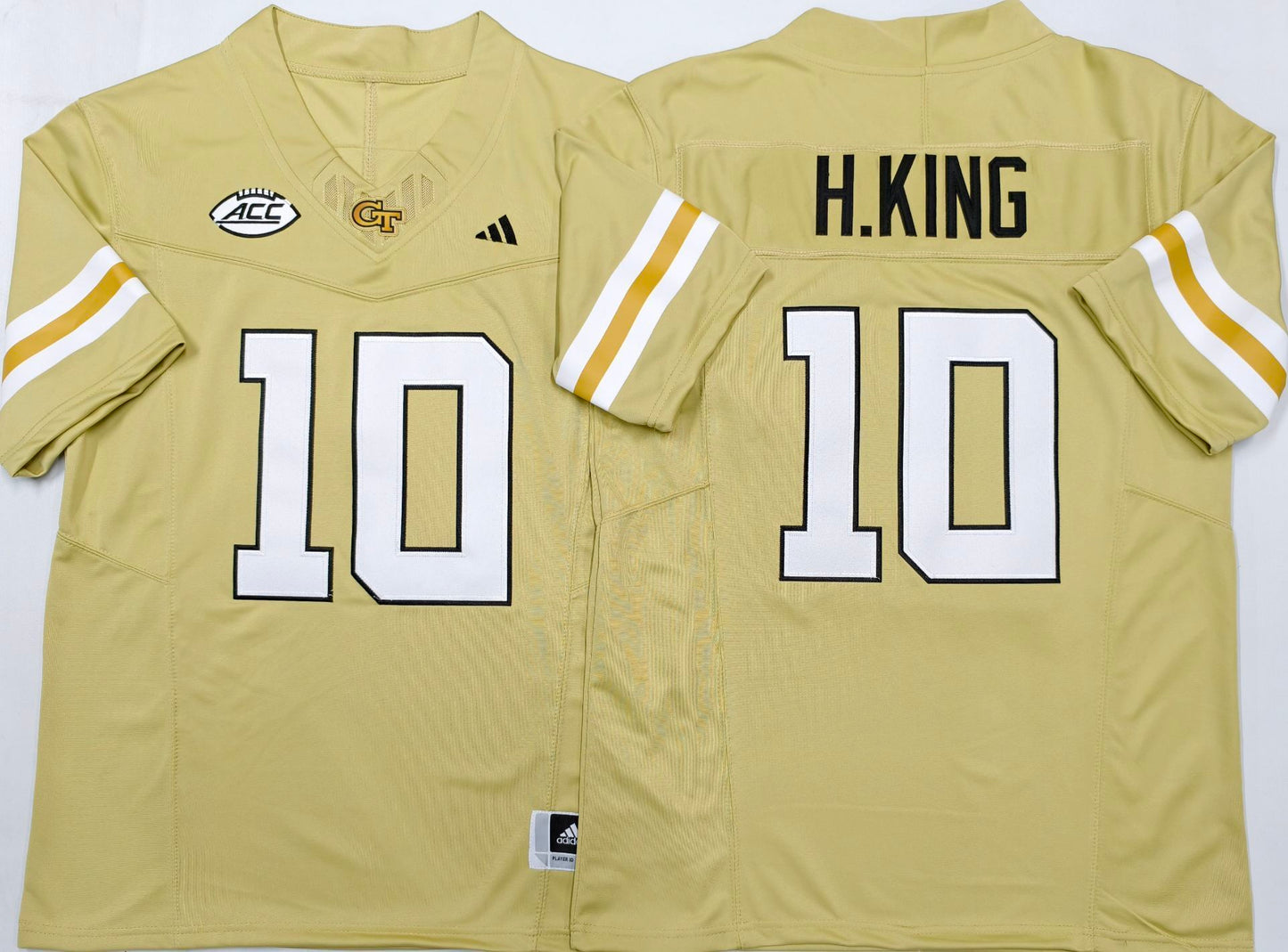 Haynes King Georgia Tech Yellow Jackets Jersey – Yellow sports jersey product view 1