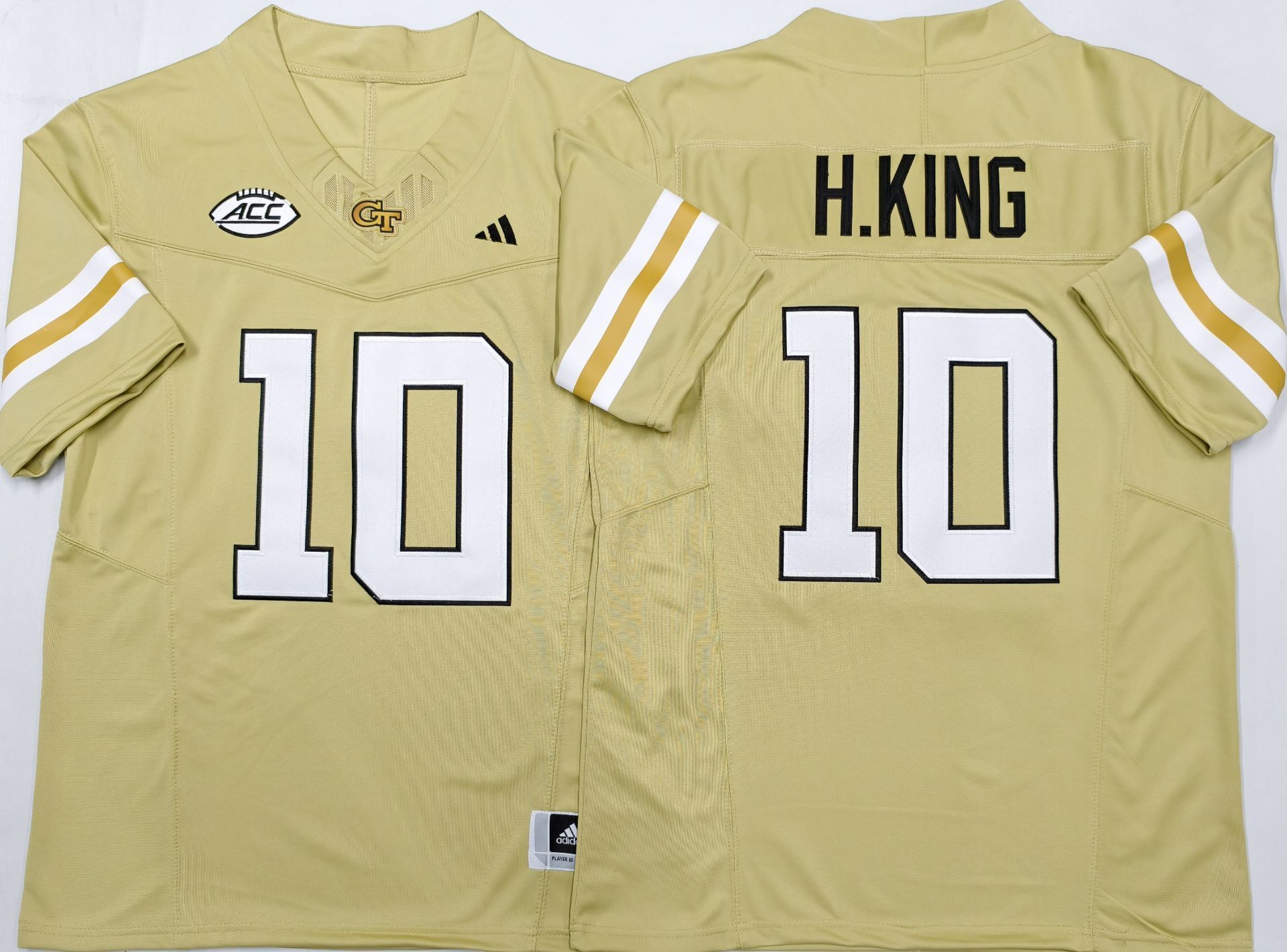 Haynes King Georgia Tech Yellow Jackets Jersey – Yellow sports jersey product view 1