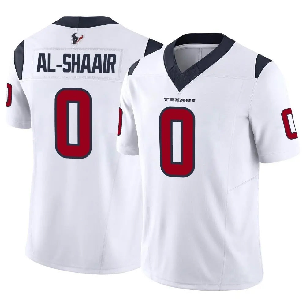 H.Texans #0 Azeez Al-Shaair Player White Vapor F.U.S.E. Limited Football Jerseys football jersey product view 1
