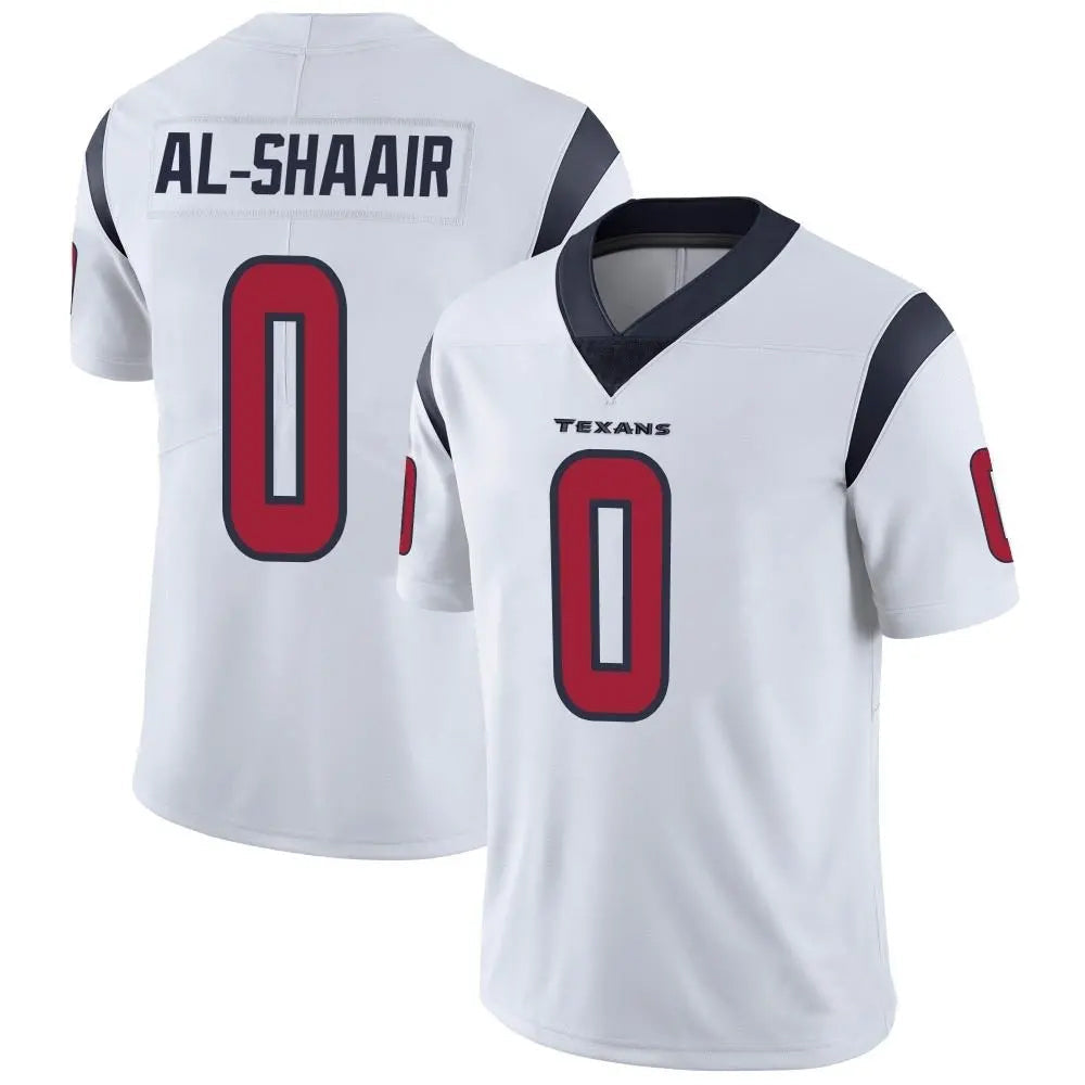 H.Texans #0 Azeez Al-Shaair Player White Vapor Limited Football Jerseys football jersey product view 1