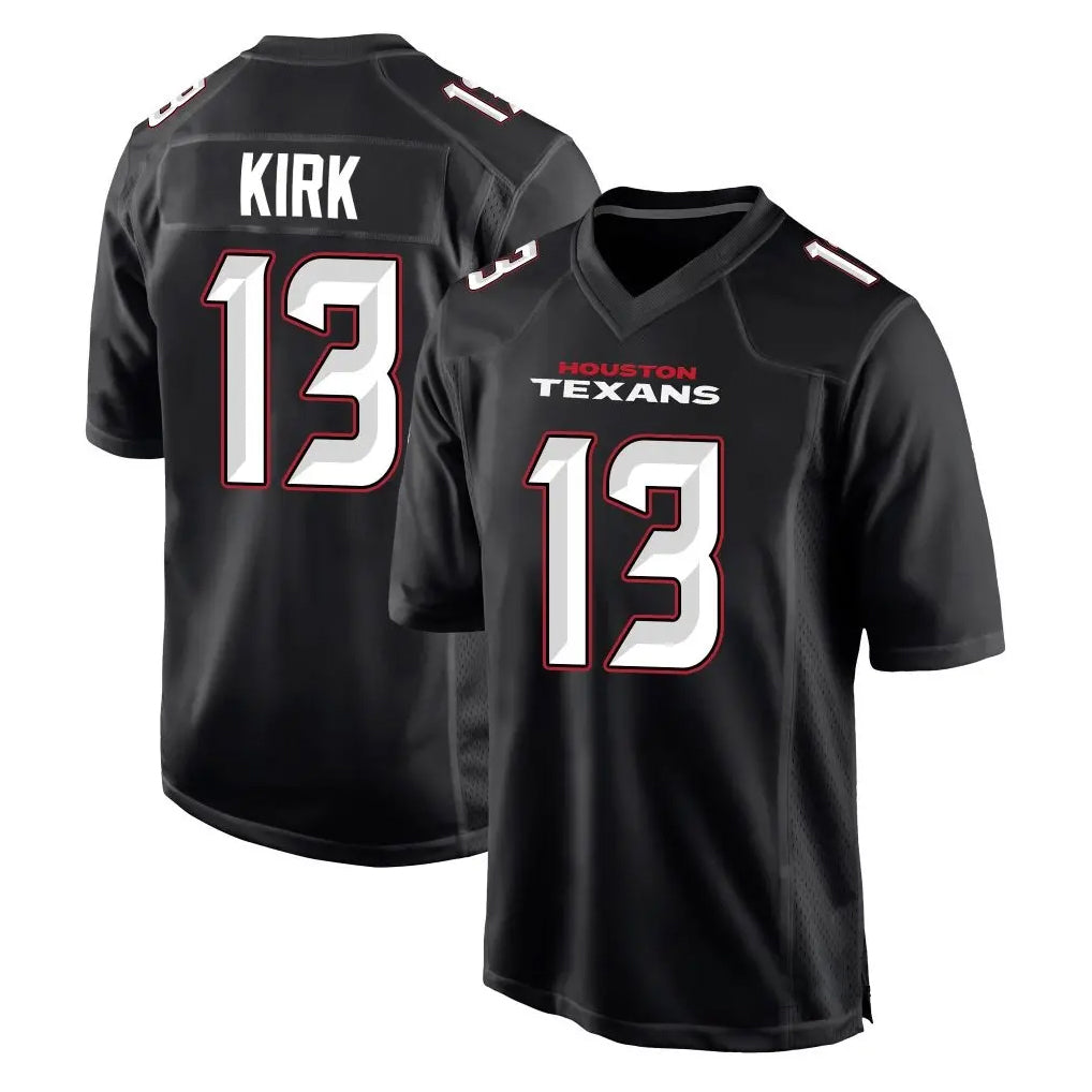 H.Texans #13 Christian Kirk Player Black Fashion Football Jerseys football jersey product view 1