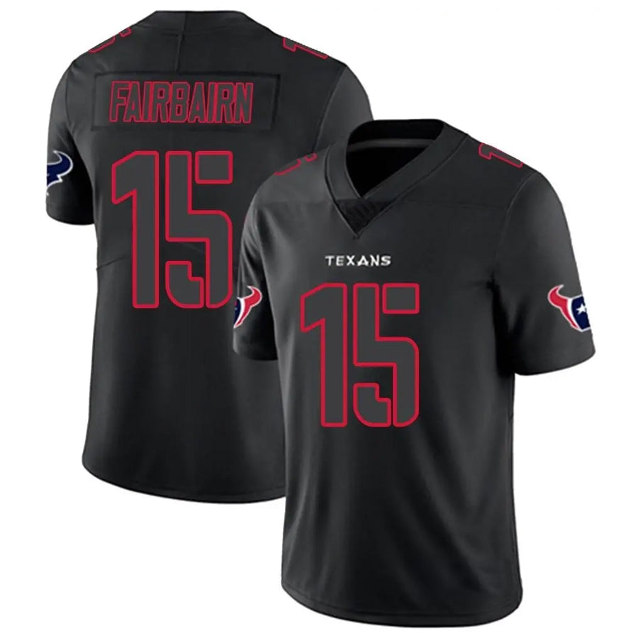 H.Texans #15 Ka'imi Fairbairn Player Limited Black Impact Football Jerseys football jersey product view 1