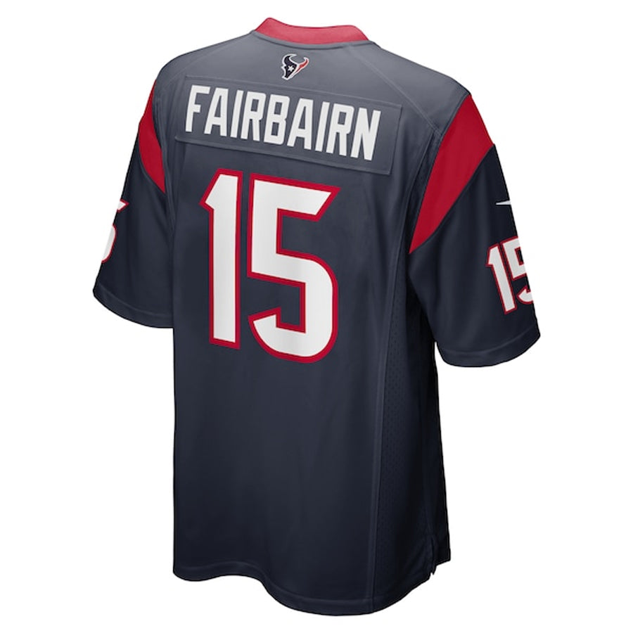 H.Texans #15 Ka'imi Fairbairn Player Navy Game Football Jerseys football jersey product view 1