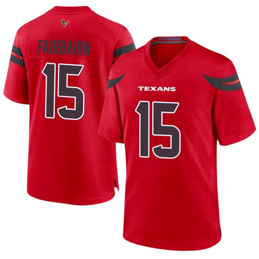 H.Texans #15 Ka'imi Fairbairn Player Red Home Game Football Jerseys football jersey product view 1