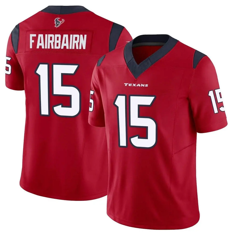 H.Texans #15 Ka'imi Fairbairn Player Red Vapor F.U.S.E. Limited Football Jerseys football jersey product view 1