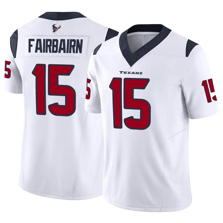 H.Texans #15 Ka'imi Fairbairn Player White Vapor F.U.S.E. Limited Football Jerseys football jersey product view 1