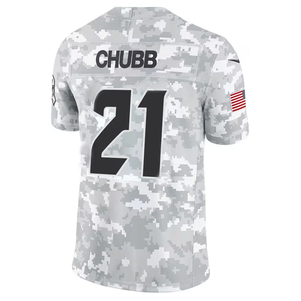 H.Texans #21 Nick Chubb Player Arctic Camo Salute to Service Limited Football Jerseys football jersey product view 1