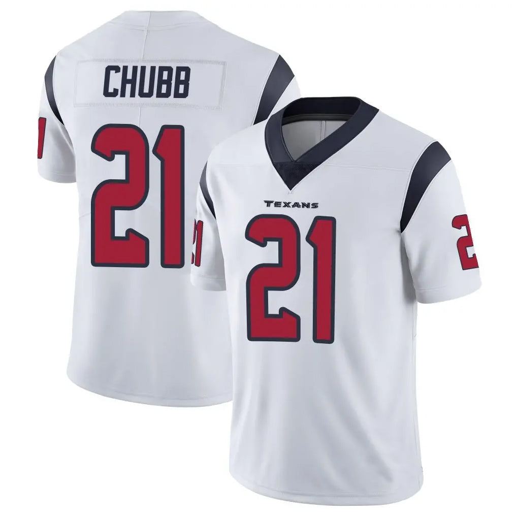 H.Texans #21 Nick Chubb Player White Vapor Limited Football Jerseys football jersey product view 1