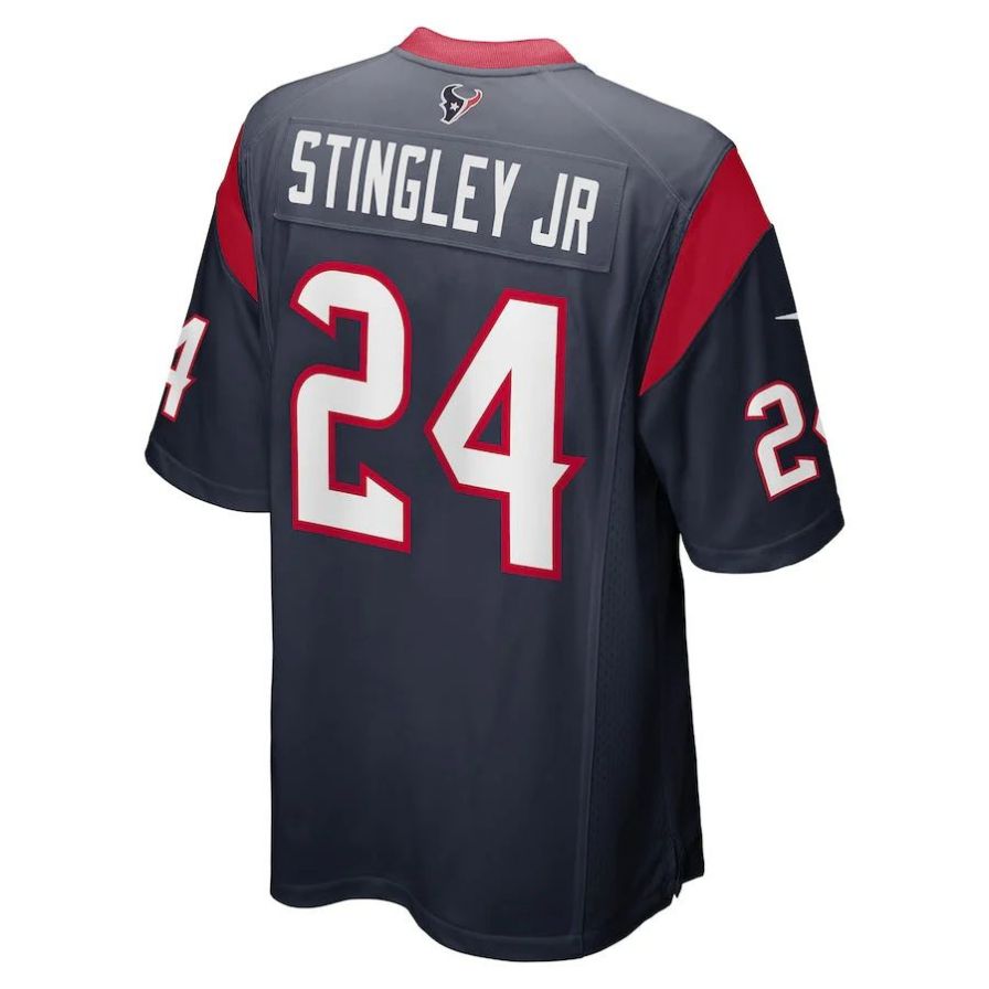 H.Texans #24 Derek Stingley Jr. Navy Game Player Jersey Stitched American Football Jerseys football jersey product view 1