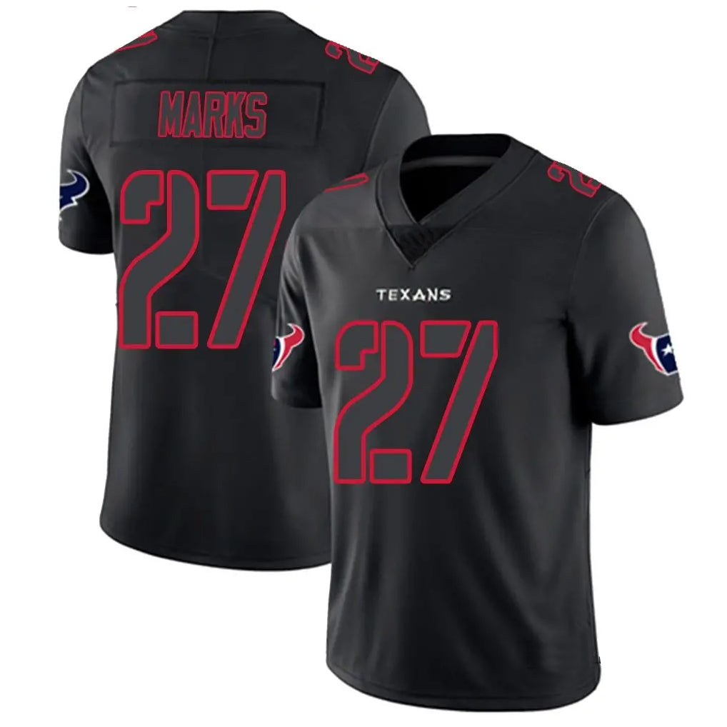 H.Texans #27 Woody Marks Player Limited Black Impact Football Jerseys football jersey product view 1