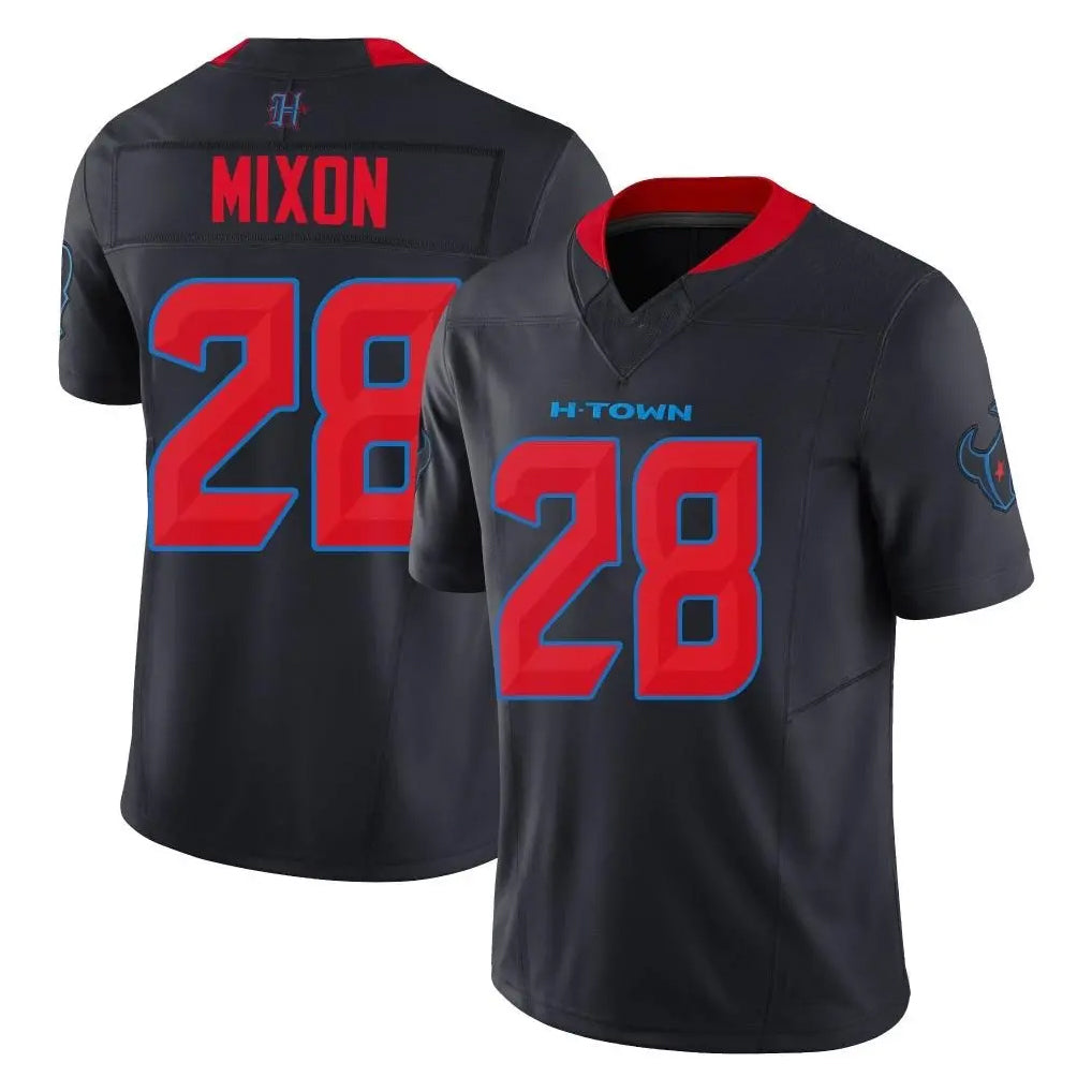 H.Texans #28 Joe Mixon Player Navy Alternate Vapor F.U.S.E. Limited Football Jerseys football jersey product view 1