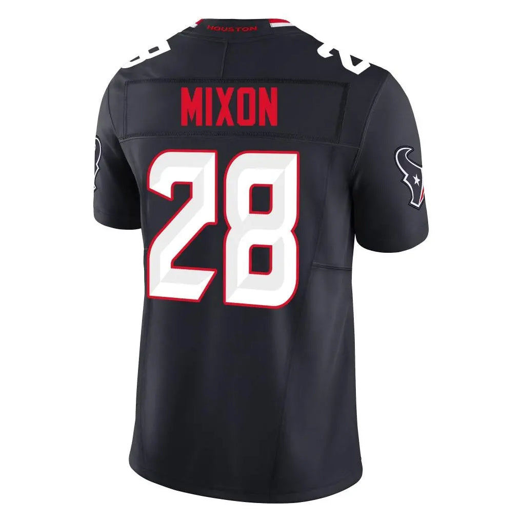 H.Texans #28 Joe Mixon Player Navy Vapor F.U.S.E. Limited Football Jerseys football jersey product view 1