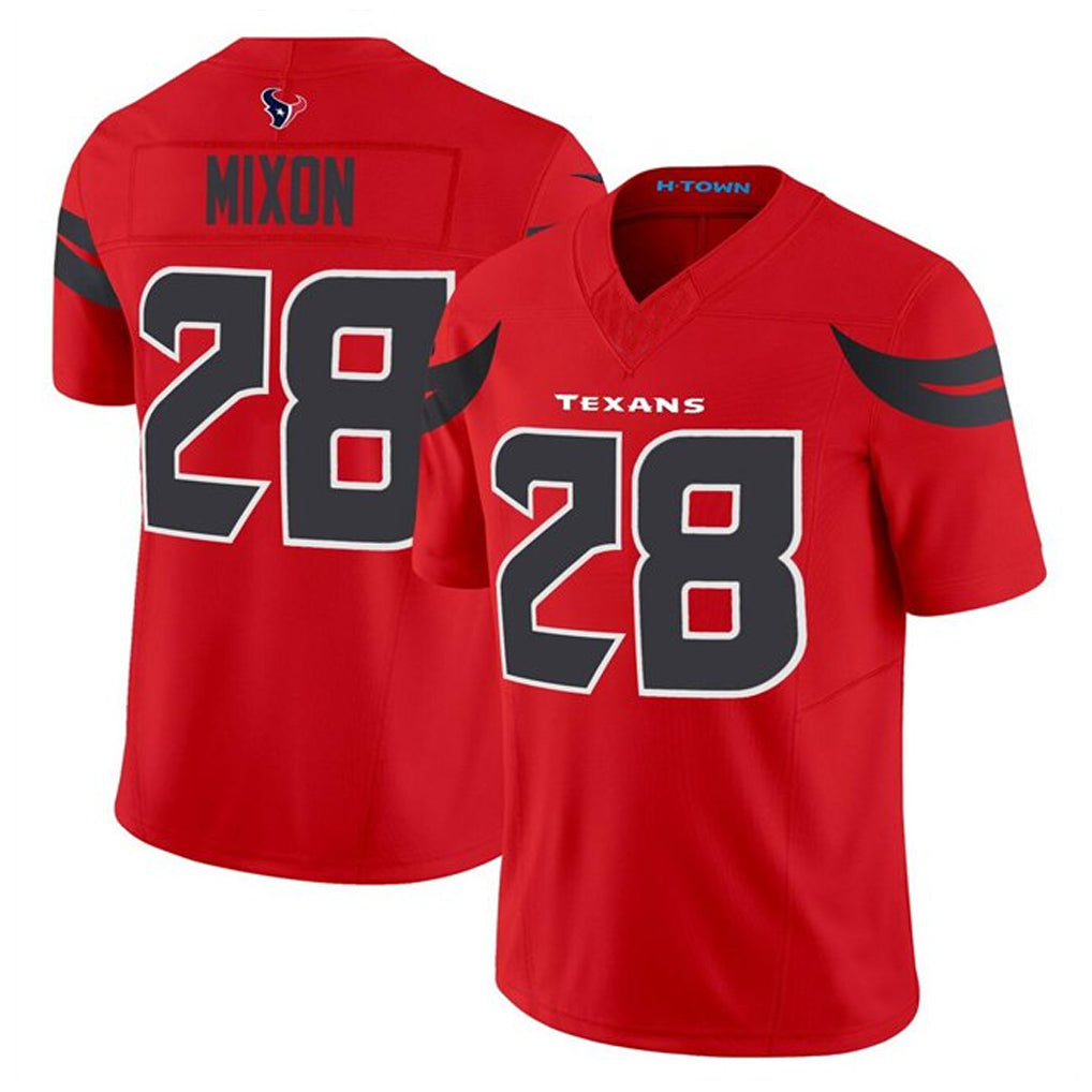 H.Texans #28 Joe Mixon Player Red Vapor F.U.S.E. Limited Football Jerseys football jersey product view 1