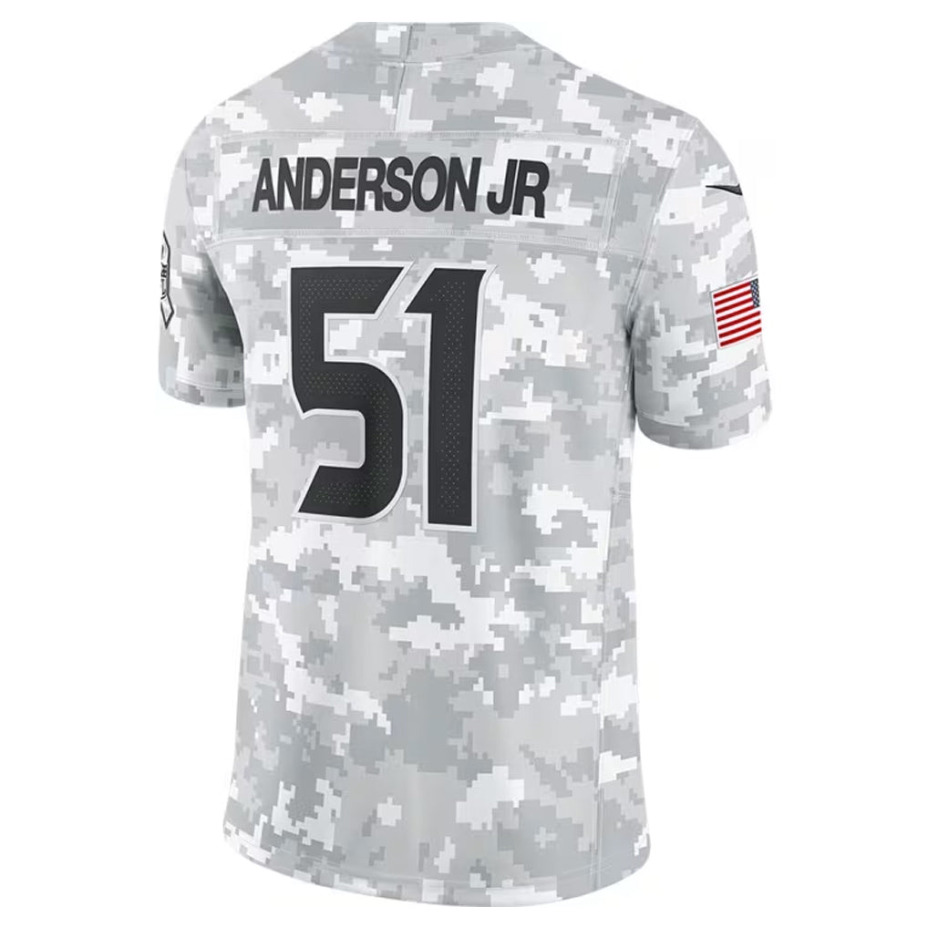 H.Texans #51 Will Anderson Jr. Player Arctic Camo Salute to Service Limited Football Jerseys football jersey product view 1