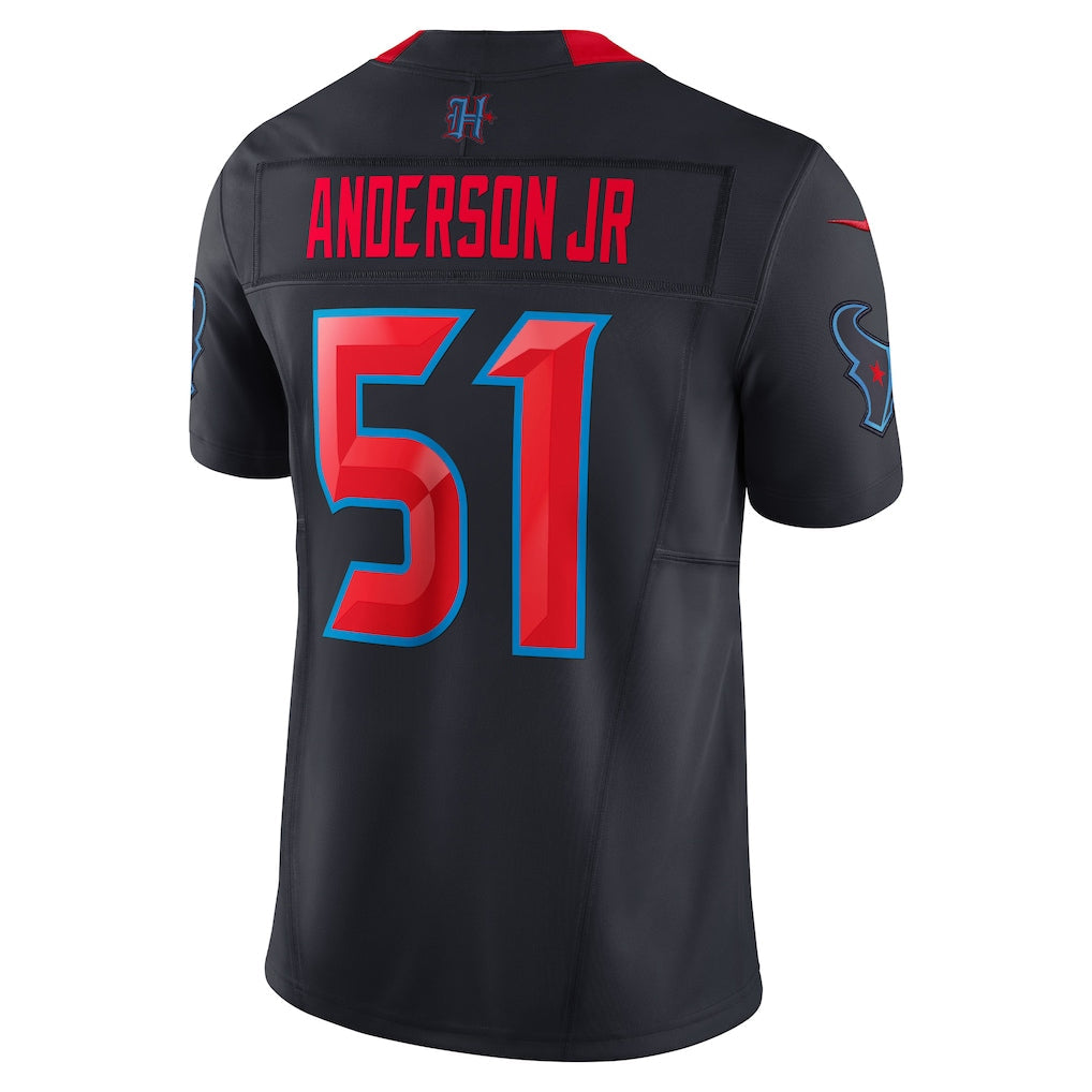 H.Texans #51 Will Anderson Jr. Player Navy Alternate Vapor F.U.S.E. Limited Football Jerseys football jersey product view 1