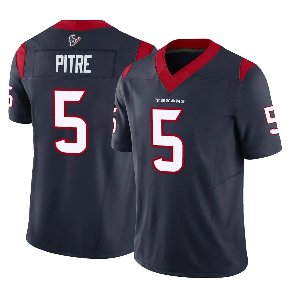 H.Texans #5 Jalen Pitre Player Vapor F.U.S.E. Limited Navy Football Jerseys football jersey product view 1