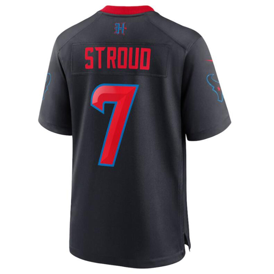 H.Texans #7 C.J. Stroud Player Navy Game Jersey Stitched Football Jerseys football jersey product view 1