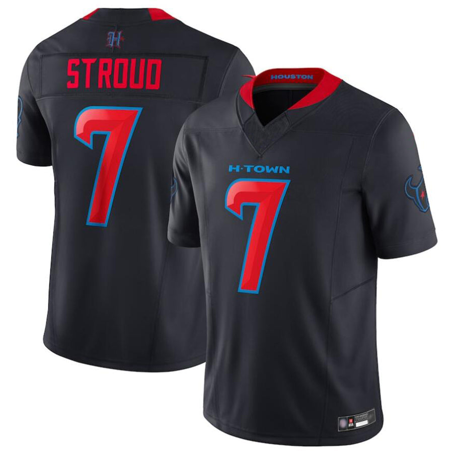 H.Texans #7 C.J.Stroud Player Navy Vapor F.U.S.E. Limited Football Jerseys football jersey product view 1