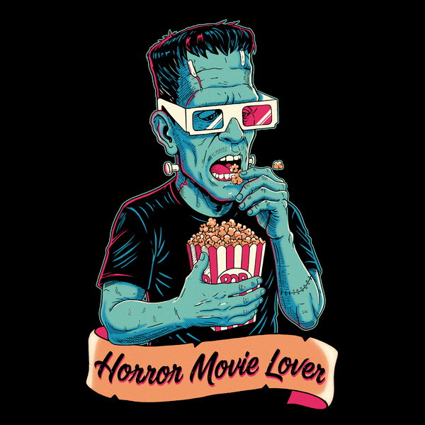 Horror Movie Lover - Adult & Kids T-Shirts, Sweatshirts & Hoodies apparel design preview 1