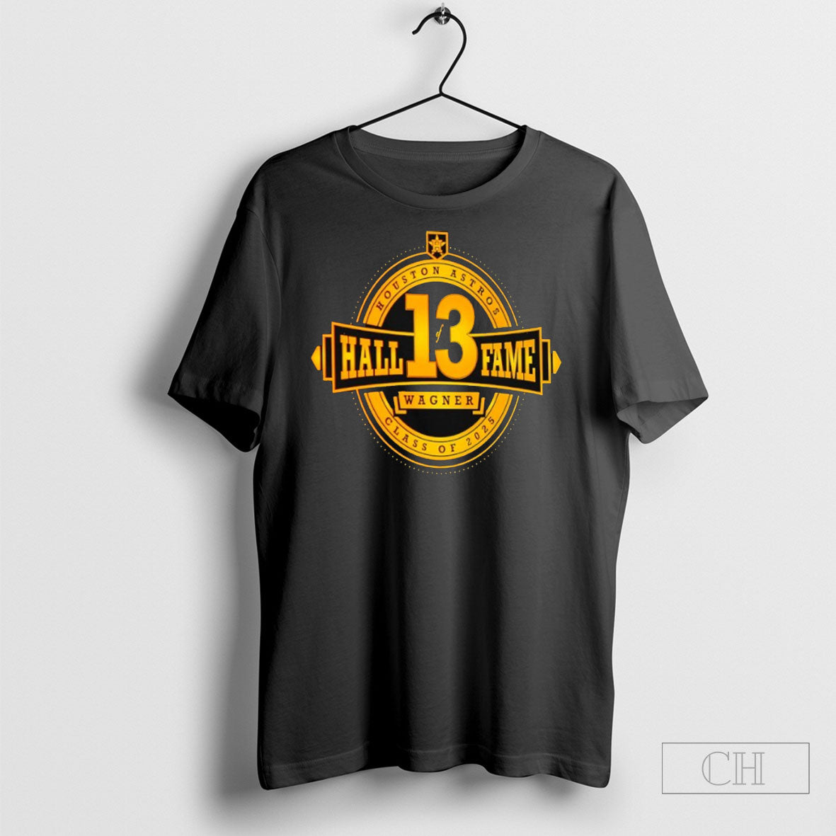 Houston Astros Hall Of Fame 13 Wagner Class 2025 - Adult & Kids T-Shirts, Sweatshirts & Hoodies apparel design preview 1