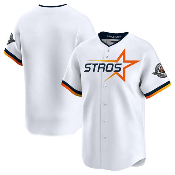 Houston Astros Blank White 2025 City Connect Limited Stitched Baseball Jersey baseball jersey product view 1