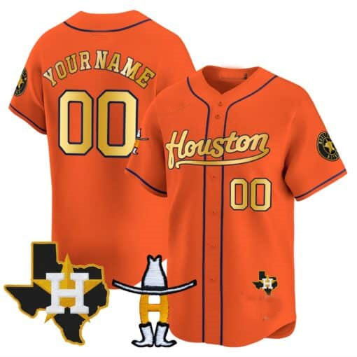 Custom Houston Astros Rodeo Patch Vapor Premier Limited ¨C All Stitched Baseball Jersey baseball jersey product view 2