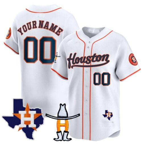 Custom Houston Astros Rodeo Patch Vapor Premier Limited ¨C All Stitched Baseball Jersey baseball jersey product view 3