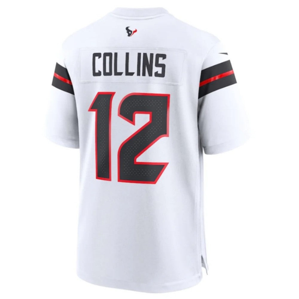 H.Texans #12 Nico Collins Player White Game Jersey - American Stitched Football Jerseys football jersey product view 1