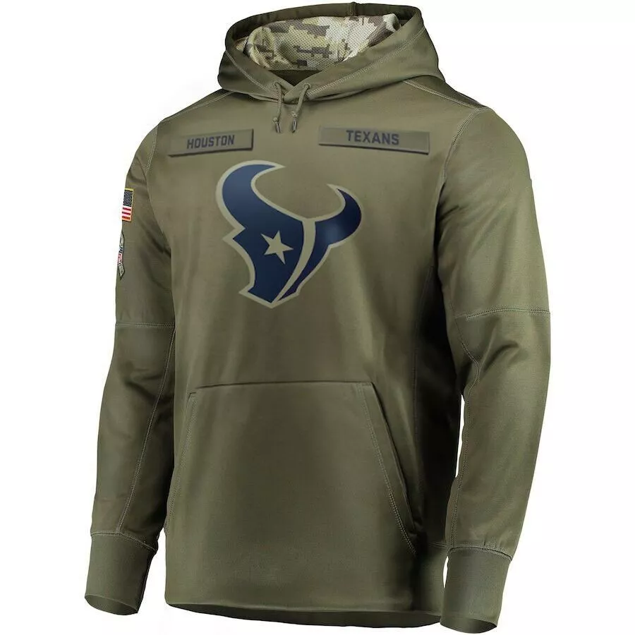 H.Texans Salute To Service Club Pullover Hoodie Player Jerseys Stitched American Football Jerseys football jersey product view 1